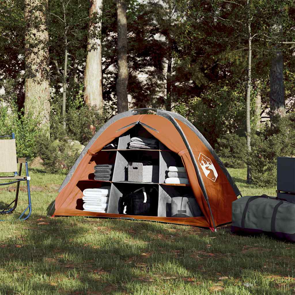 Palapinė daiktams, pilka/oranžinė, 9 skyriai, atspari vandeniui