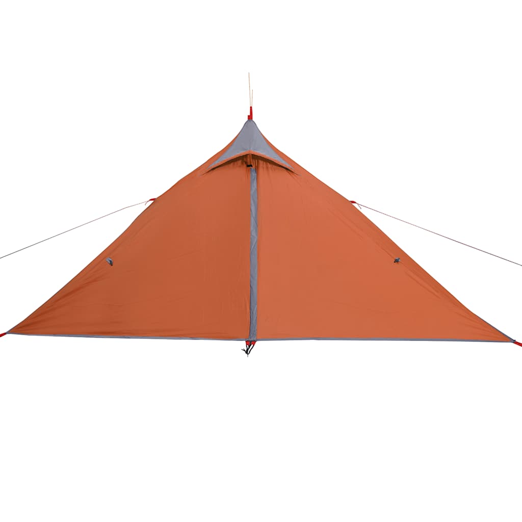 Stovyklavimo palapinė, oranžinė, vienvietė, tipi dizaino