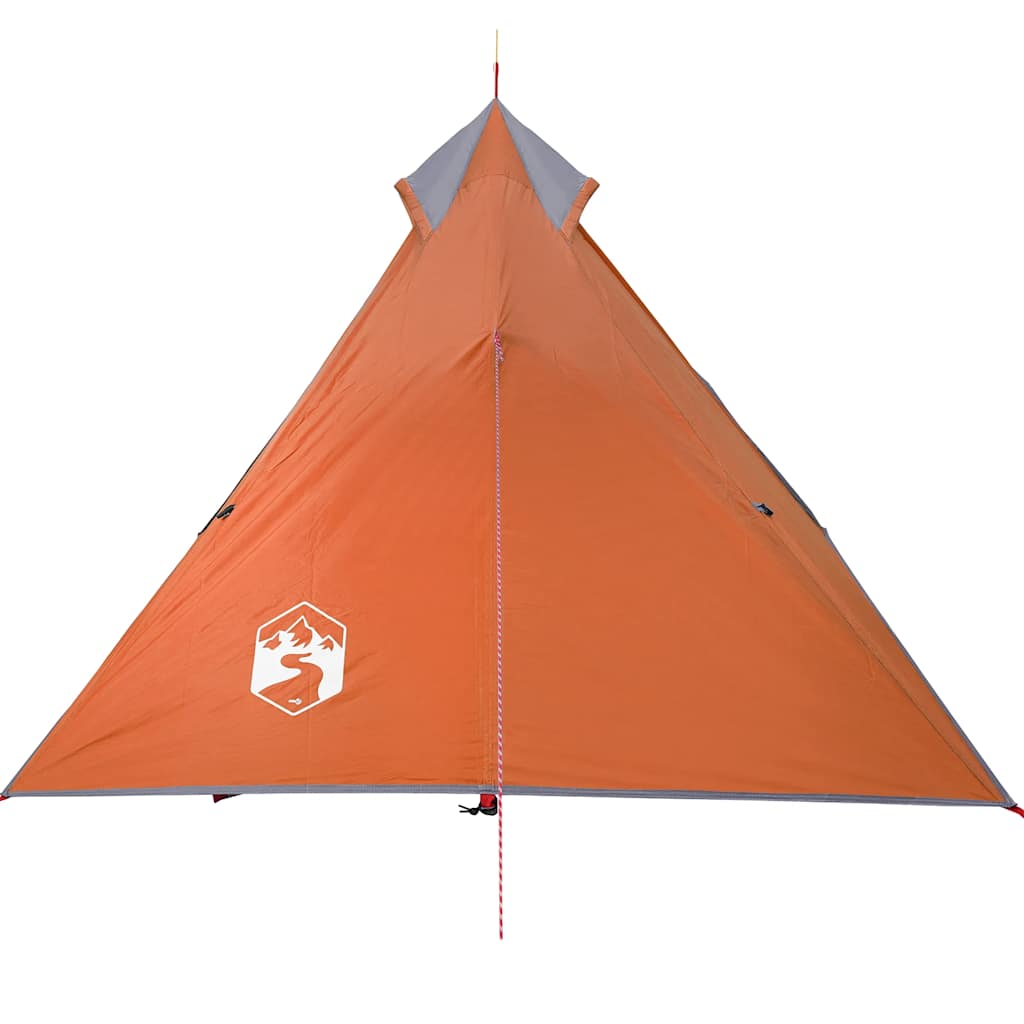 Stovyklavimo palapinė, oranžinė, vienvietė, tipi dizaino
