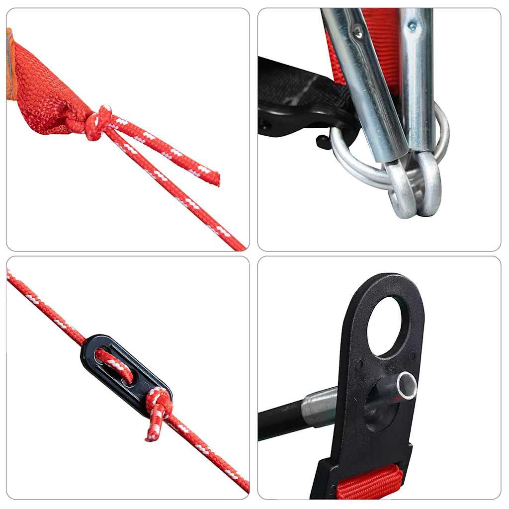 Paplūdimio palapinė, pilka, 268x223x125cm, 185T poliesteris