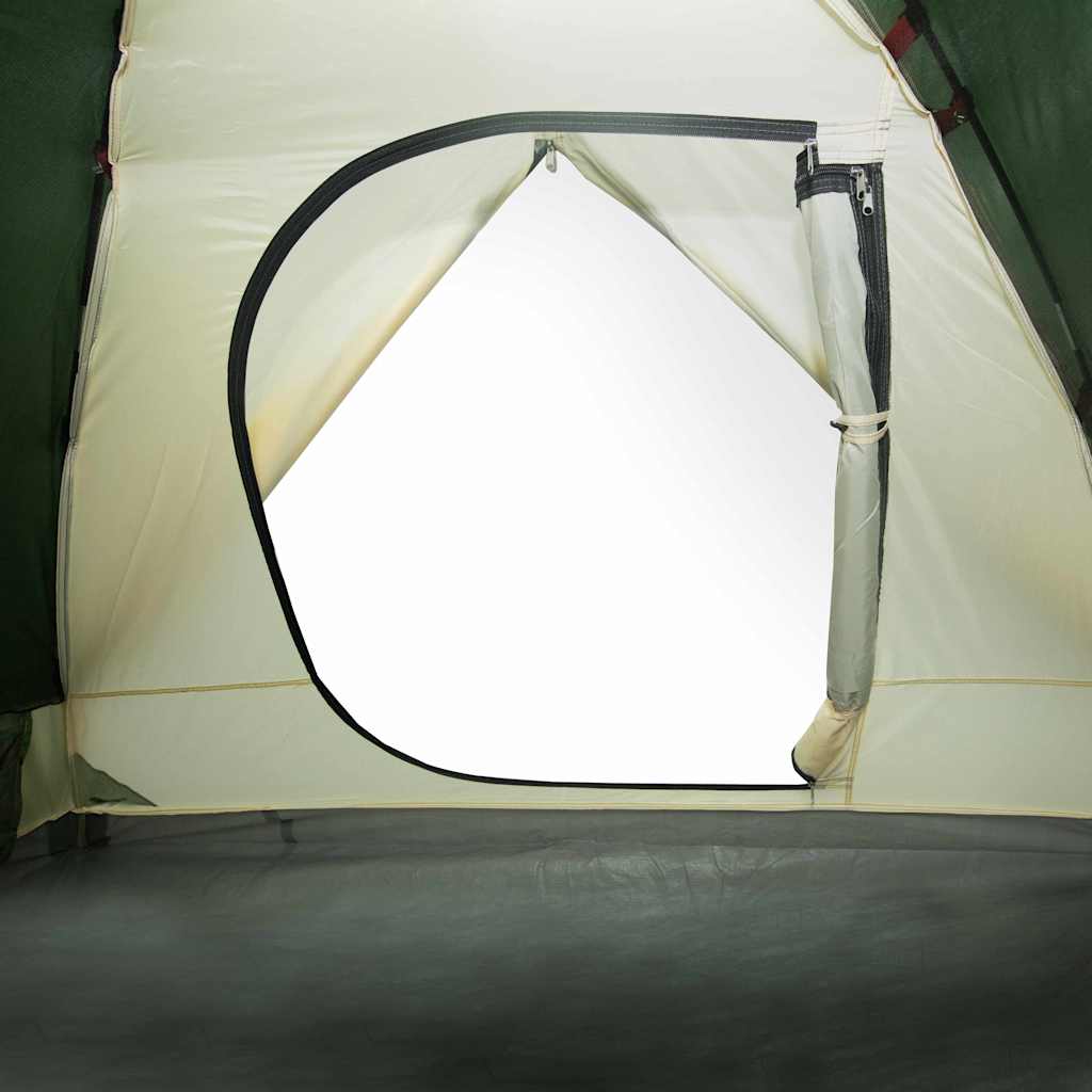 Stovyklavimo palapinė, žalia, trivietė, kupolinė