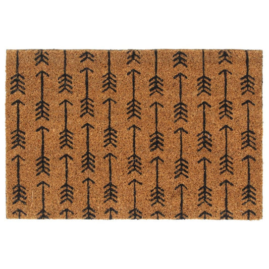 Durų kilimėlis, natūralus, 40x60cm, kuokštuotas kokoso pluoštas