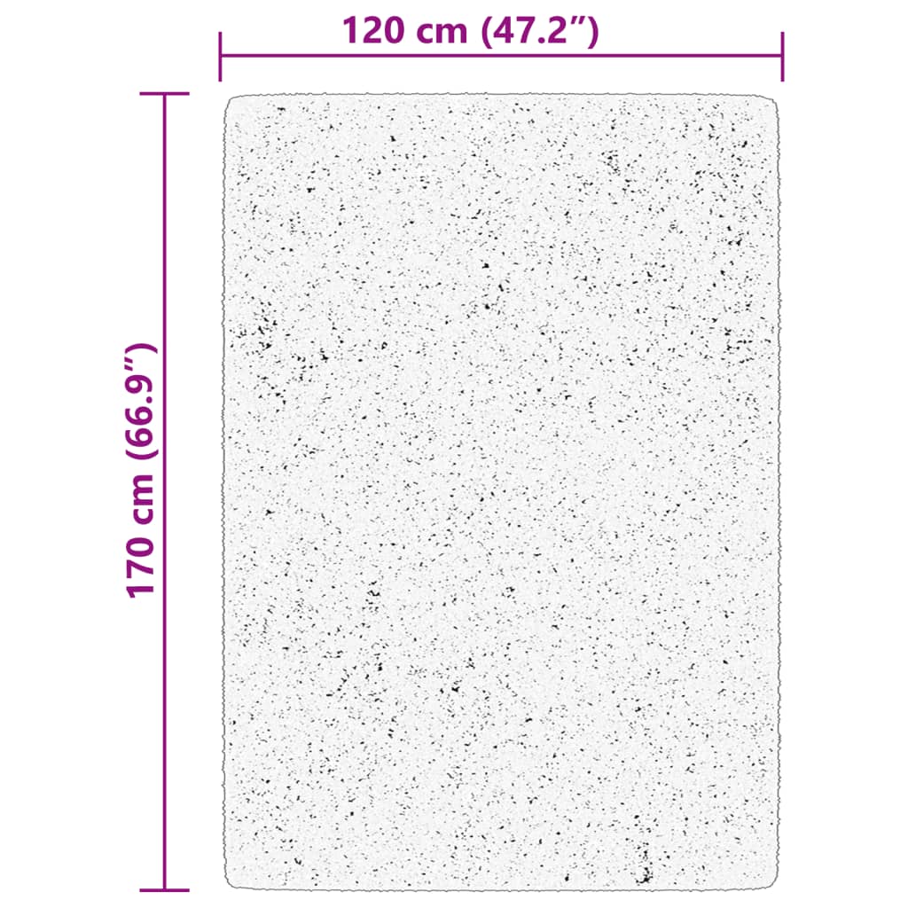 Kilimas HUARTE, smėlio, 120x170cm, trumpi šereliai