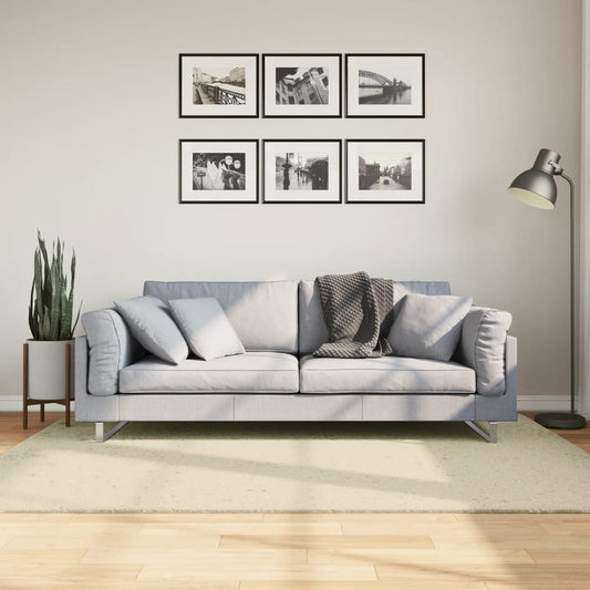 Kilimas HUARTE, kreminės spalvos, 140x200 cm, trumpi šereliai