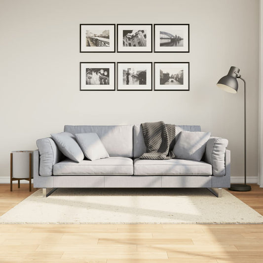 Shaggy kilimas PAMPLONA, kreminis, 120x170cm, aukšti šereliai