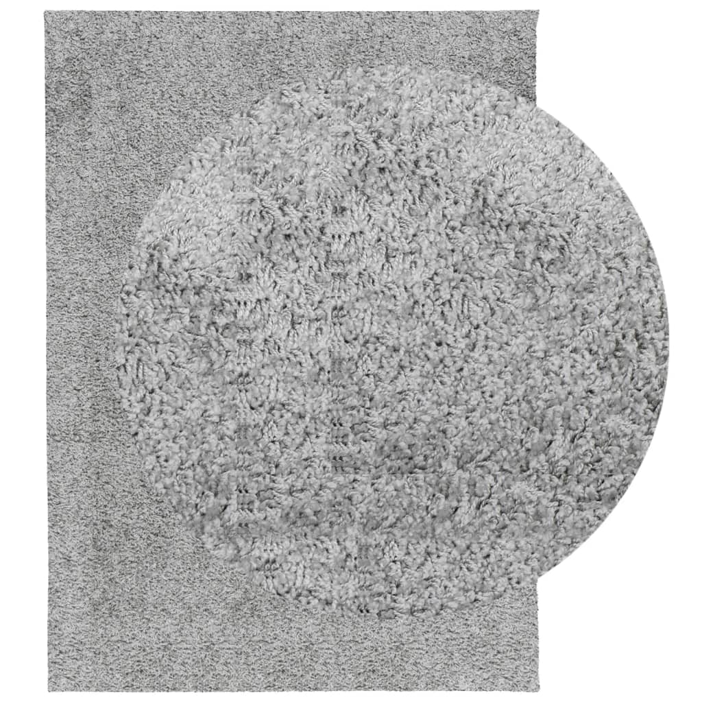 Shaggy kilimas PAMPLONA, pilkas, 140x200cm, aukšti šereliai
