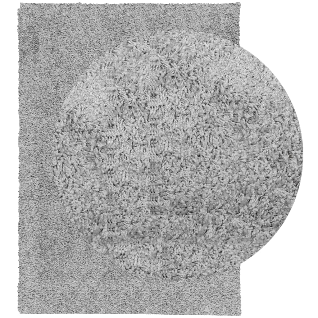Shaggy kilimas PAMPLONA, pilkas, 200x280cm, aukšti šereliai