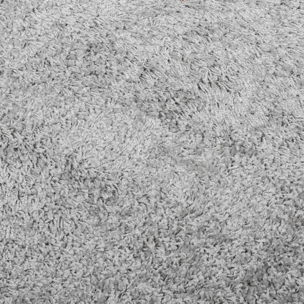 Shaggy kilimas PAMPLONA, pilkas, 200x280cm, aukšti šereliai