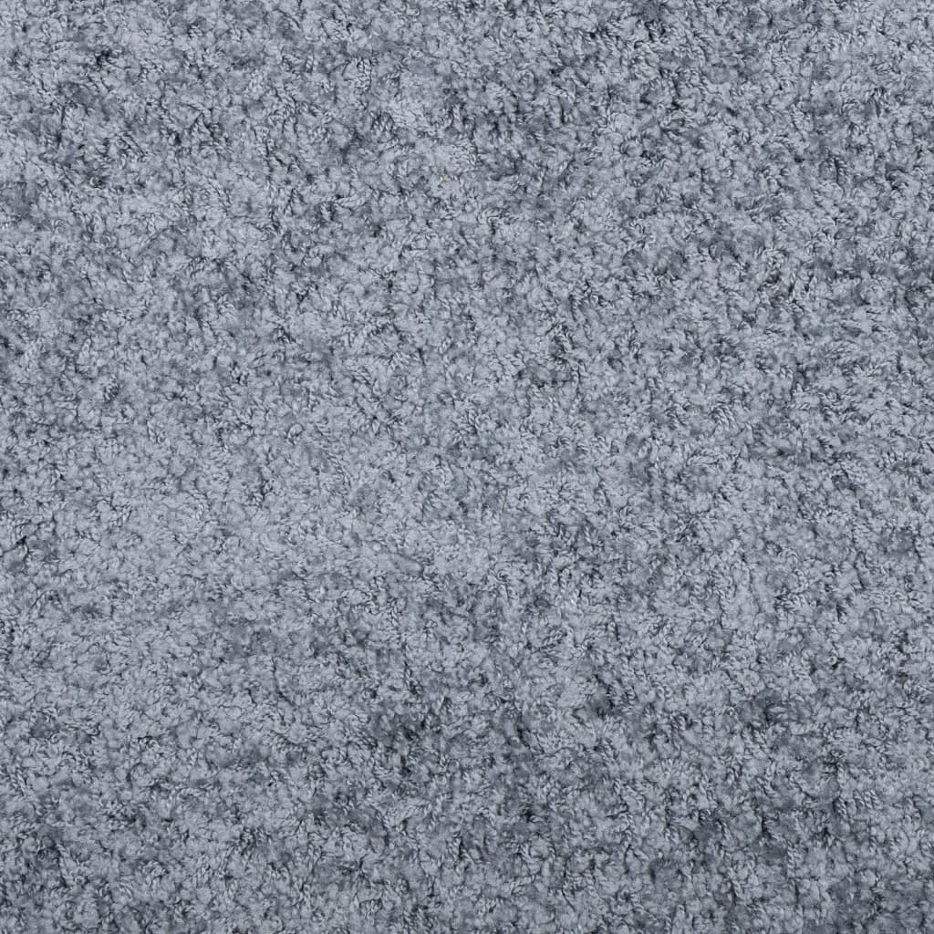 Shaggy kilimas PAMPLONA, mėlynas, 140x200cm, aukšti šereliai