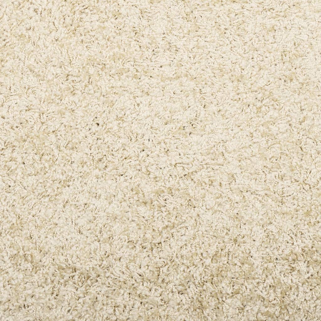 Shaggy kilimas PAMPLONA, auksinis, 160x160cm, aukšti šereliai
