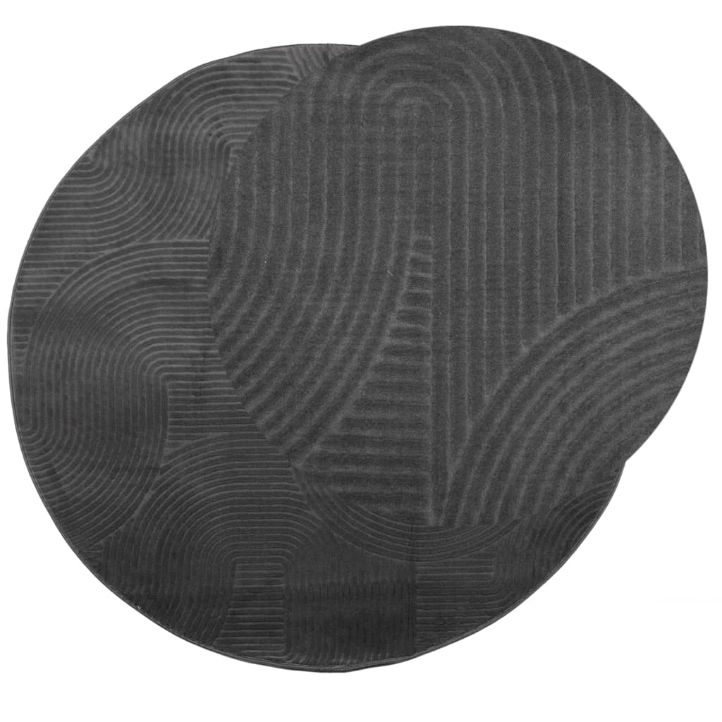 Kilimas IZA, antracito, 80cm, trumpi šereliai