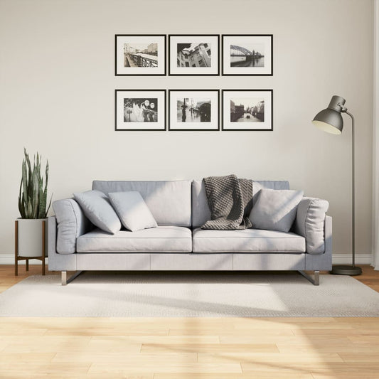 Kilimas IZA, kreminis, 100x200cm, trumpi šereliai