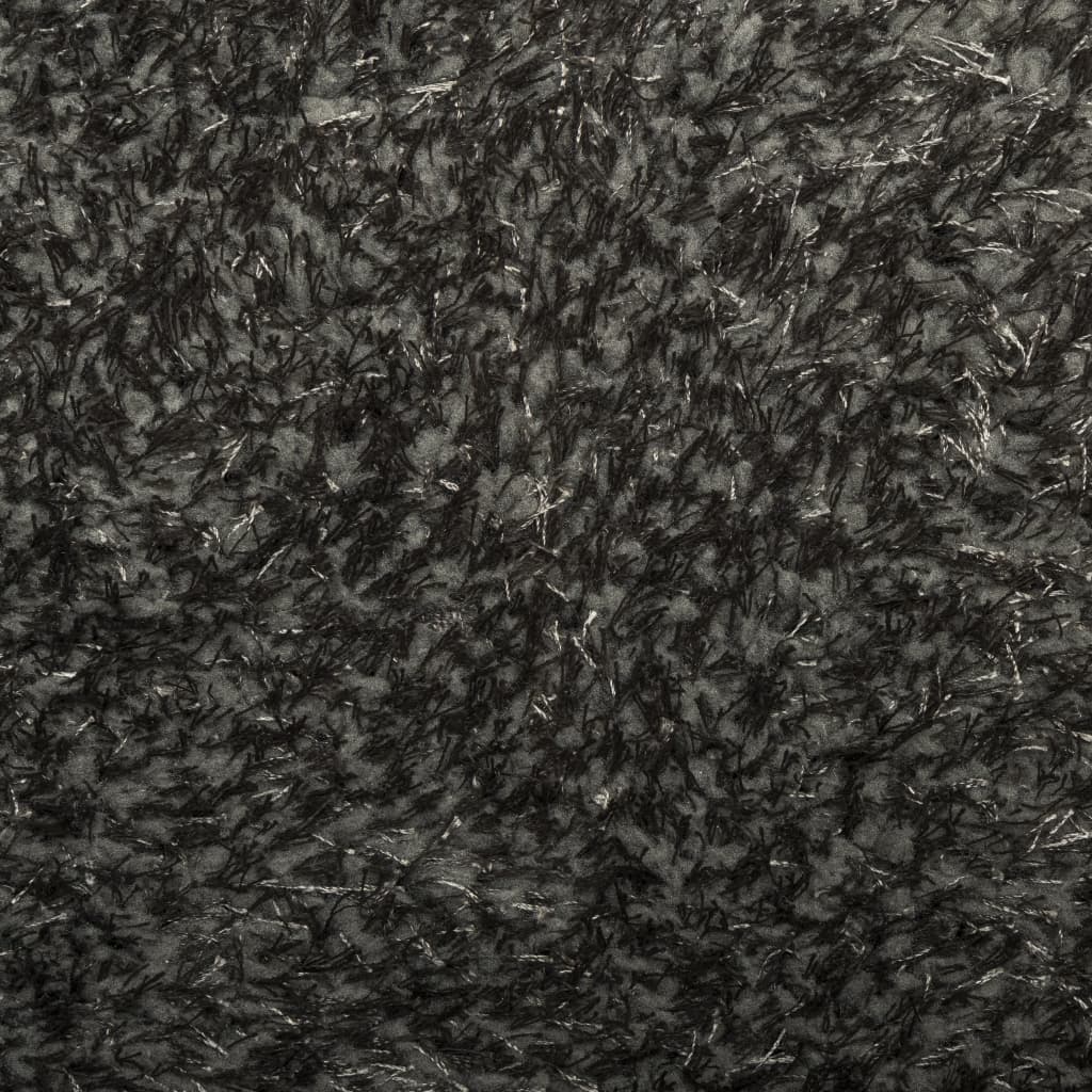 Kilimas ISTAN, antracito, 120x170cm, blizgus, aukšti šereliai