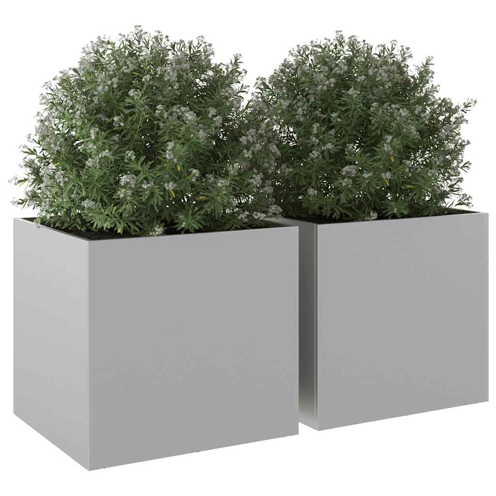 Loveliai, 2vnt., sidabriniai, 49x47x46cm, galvanizuotas plienas