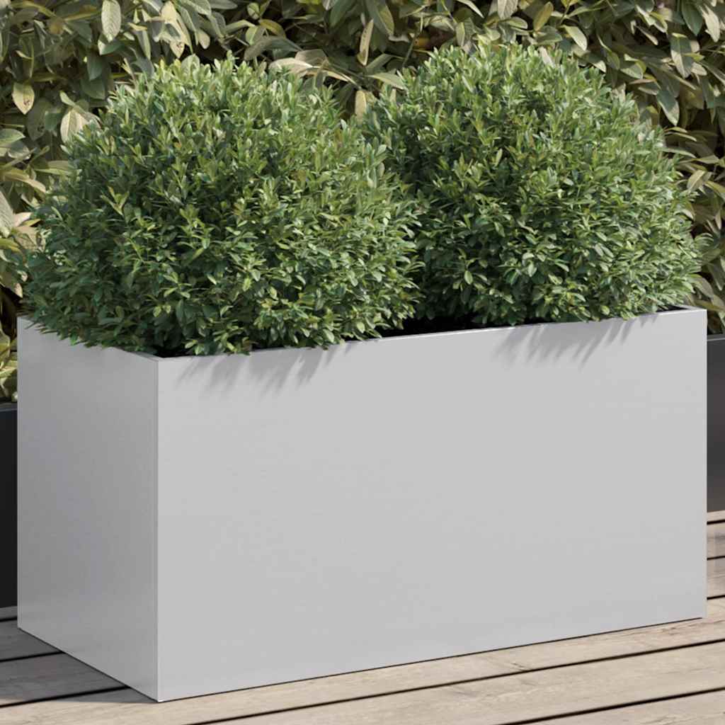 Lovelis, sidabrinės spalvos, 62x30x29cm, galvanizuotas plienas