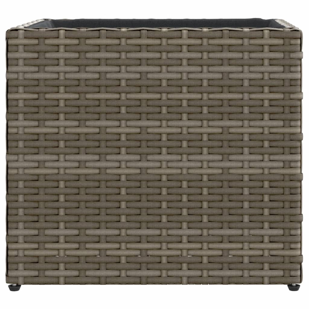 Sodo loveliai, 2vnt., pilkos spalvos, 36x30x32cm, poliratanas