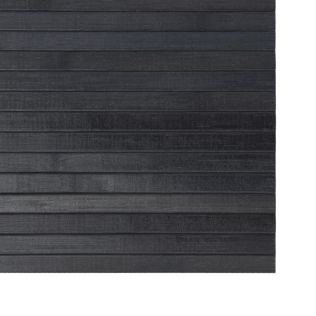 Kilimas, stačiakampis, pilkas, 60x100 cm, bambukas