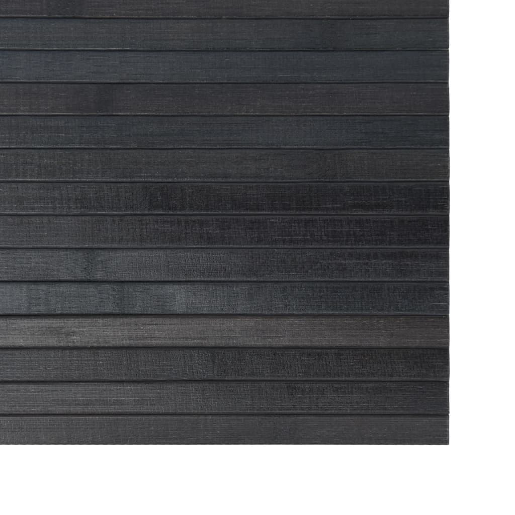 Kilimas, pilkos spalvos, 70x200cm, bambukas, stačiakampis