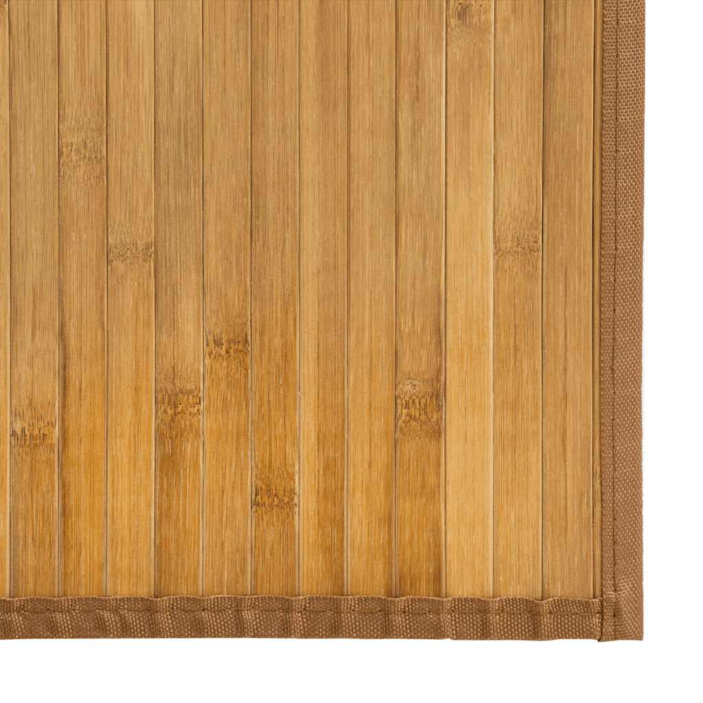 Kilimas, natūralios spalvos, 60x100cm, bambukas, stačiakampis