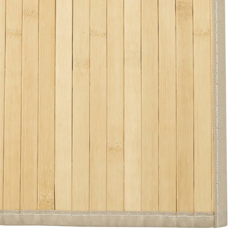 Kilimas, šviesus natūralus, 70x200cm, bambukas, stačiakampis