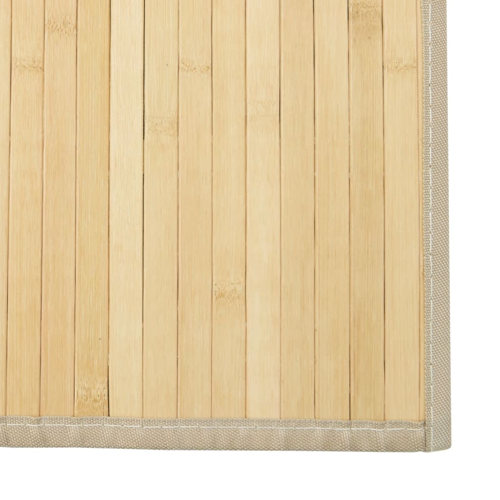 Kilimas, šviesus natūralus, 70x300cm, bambukas, stačiakampis