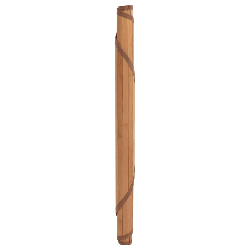 Kilimas, apvalus, natūralus, 60 cm, bambukas
