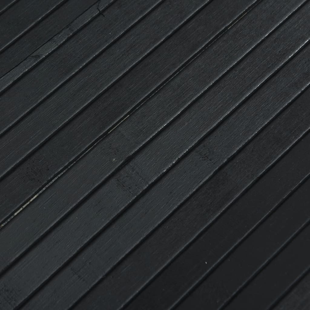 Kambario pertvara, juodos spalvos, 165x400cm, bambukas