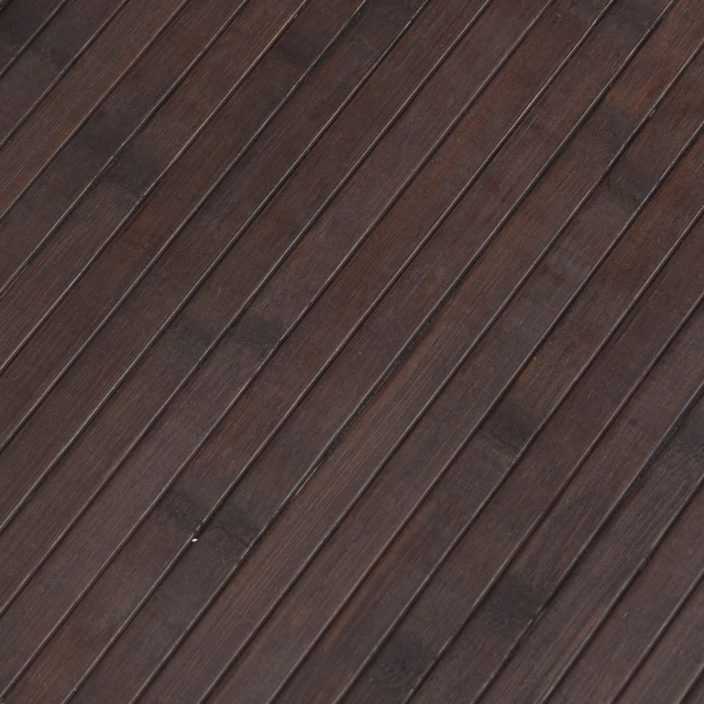 Kambario pertvara, tamsiai rudos spalvos, plotis 600 cm, aukštis 165 cm, bambukas