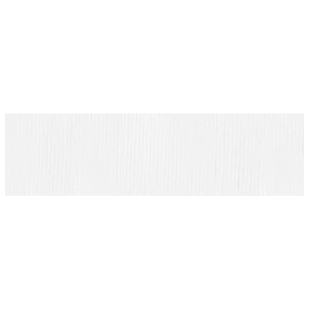 Kambario pertvara, baltos spalvos, 165x600cm, bambukas