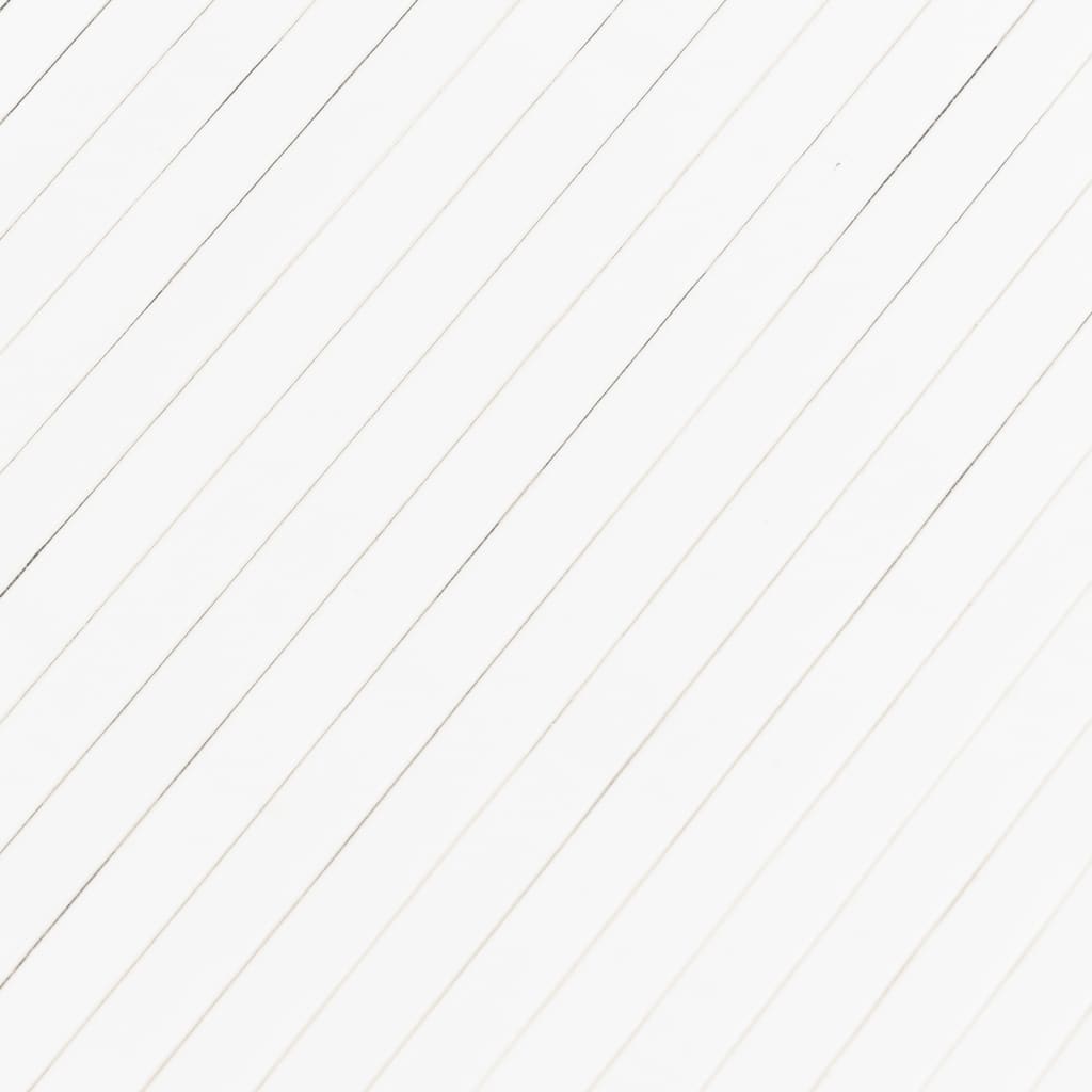 Kambario pertvara, baltos spalvos, 165x600cm, bambukas