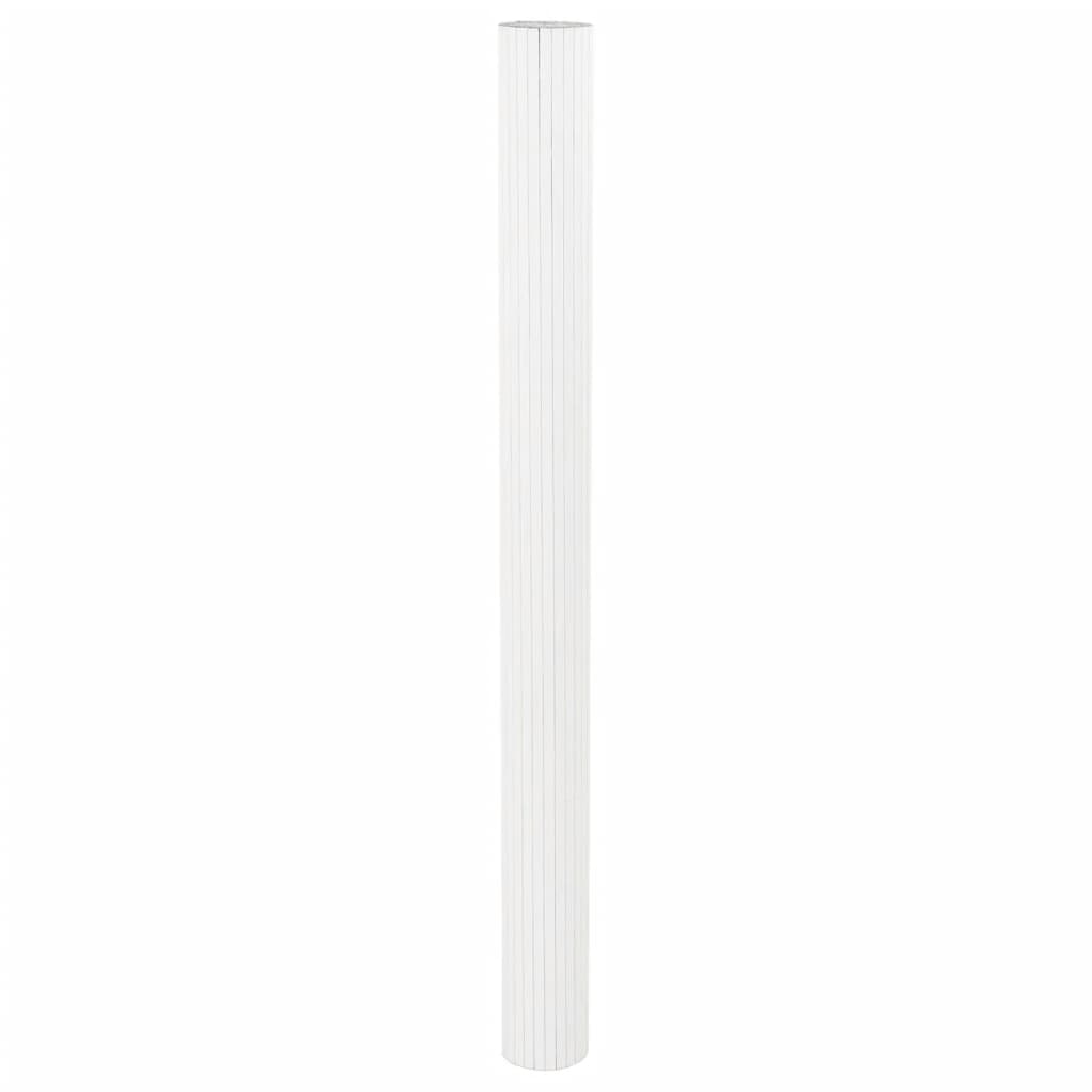 Kambario pertvara, baltos spalvos, plotis 800 cm, aukštis 165 cm, bambukas