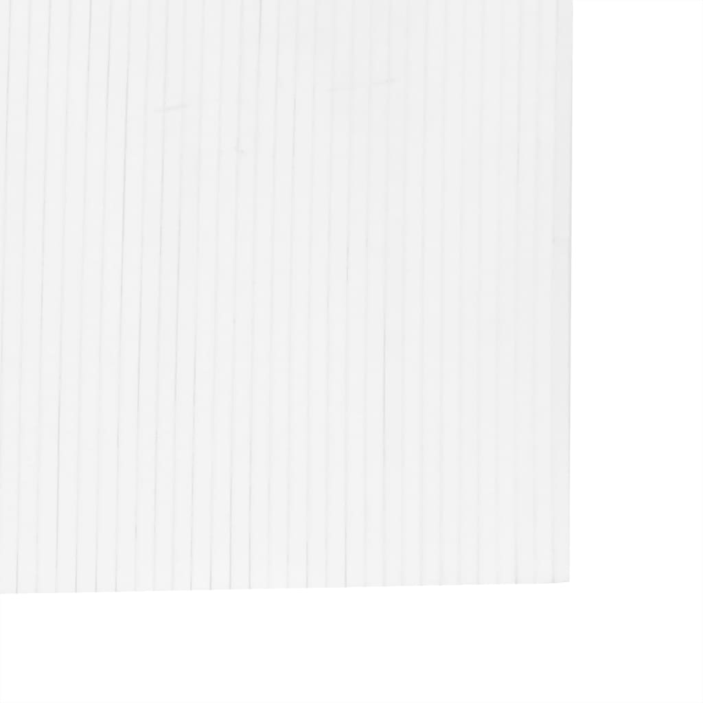 Kambario pertvara, baltos spalvos, 165x800cm, bambukas