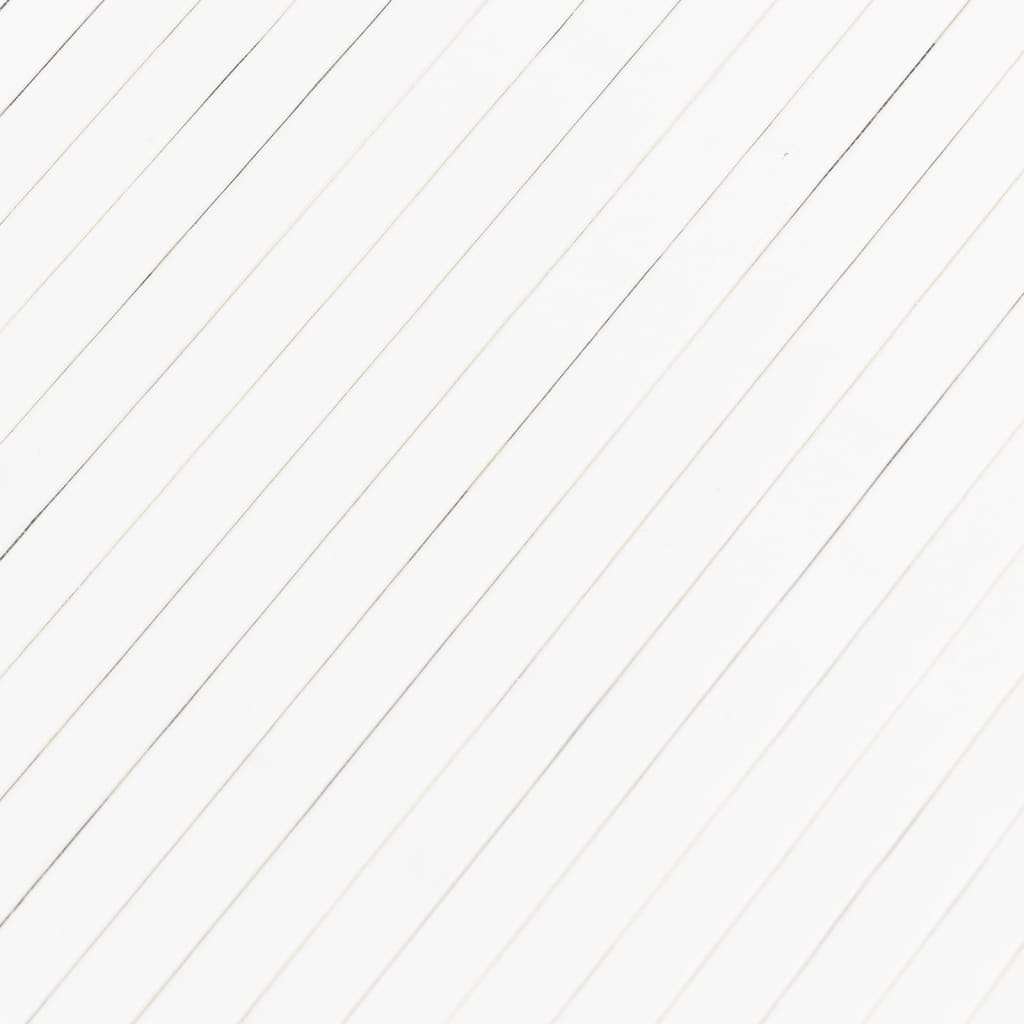 Kambario pertvara, baltos spalvos, 165x800cm, bambukas