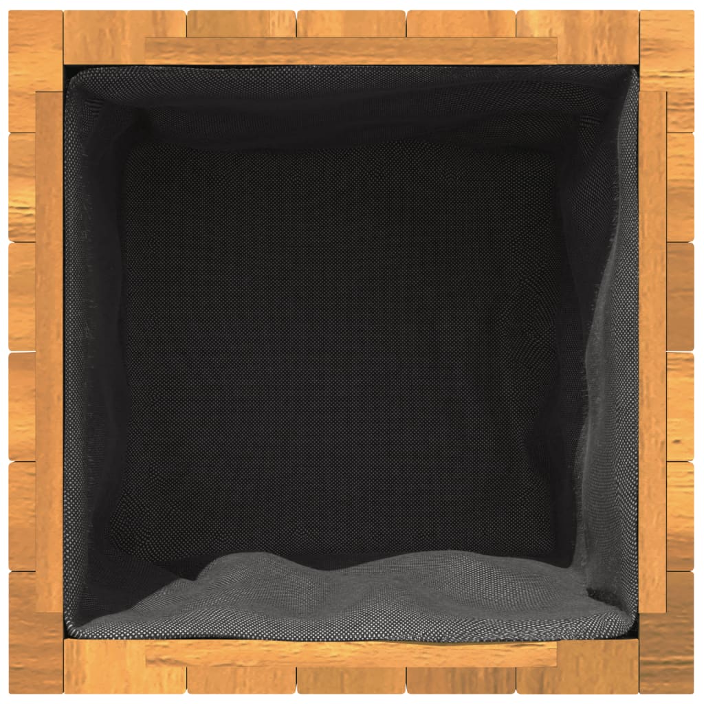Sodo lovelis, 35x35x35cm, akacijos medienos masyvas