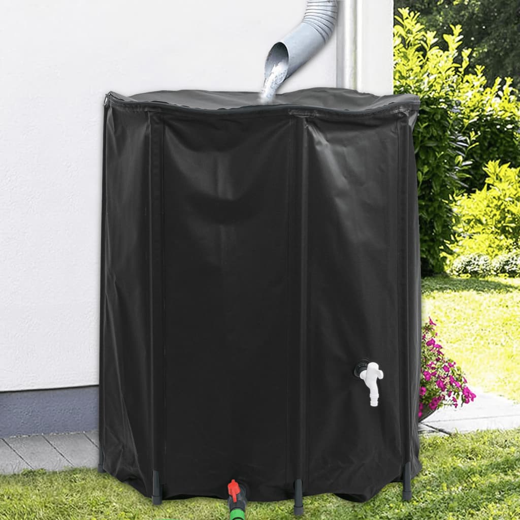 Vandens talpa su čiaupu, sulankstoma, 1250l, PVC