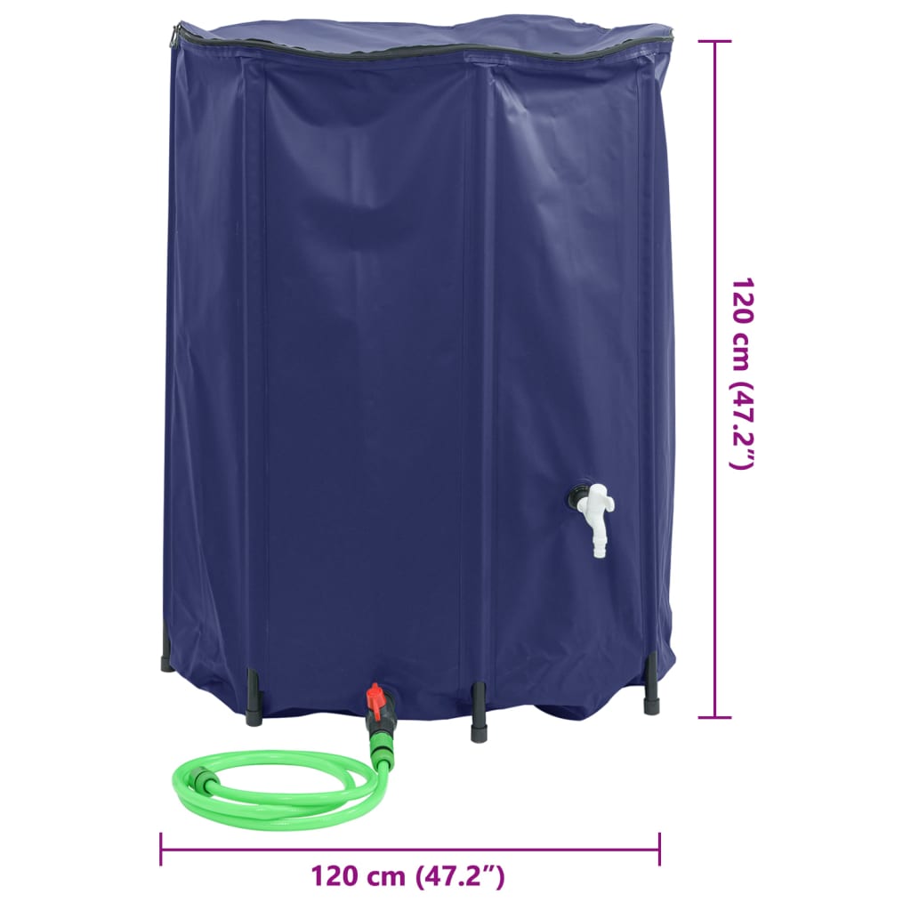 Vandens talpa su čiaupu, sulankstoma, 1350l, PVC