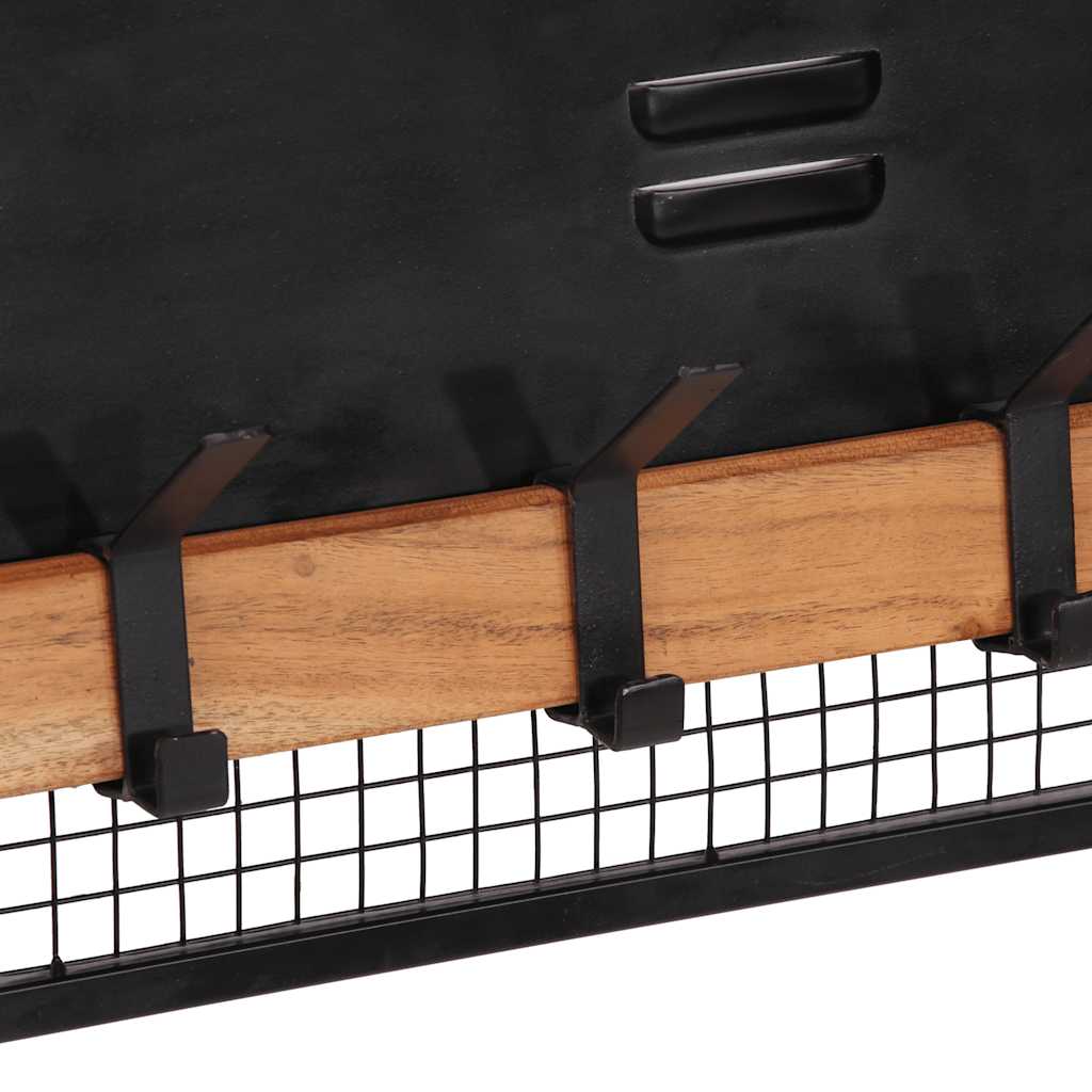 Sieninė kabykla 90x11x30 cm Masyvo medžio mango