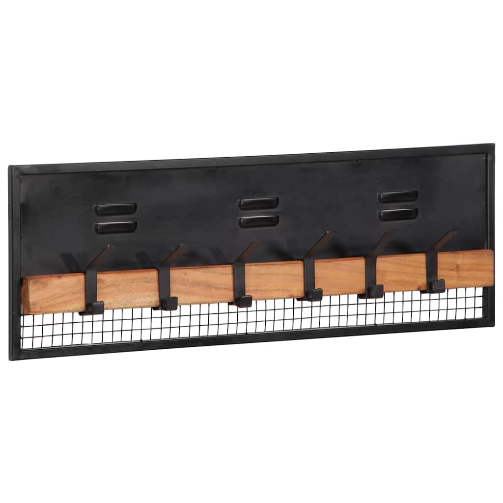 Sieninė kabykla 90x11x30 cm Masyvo medžio mango