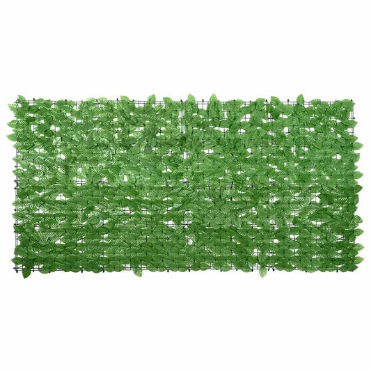 Balkono pertvara su žaliais lapais, 200x100cm