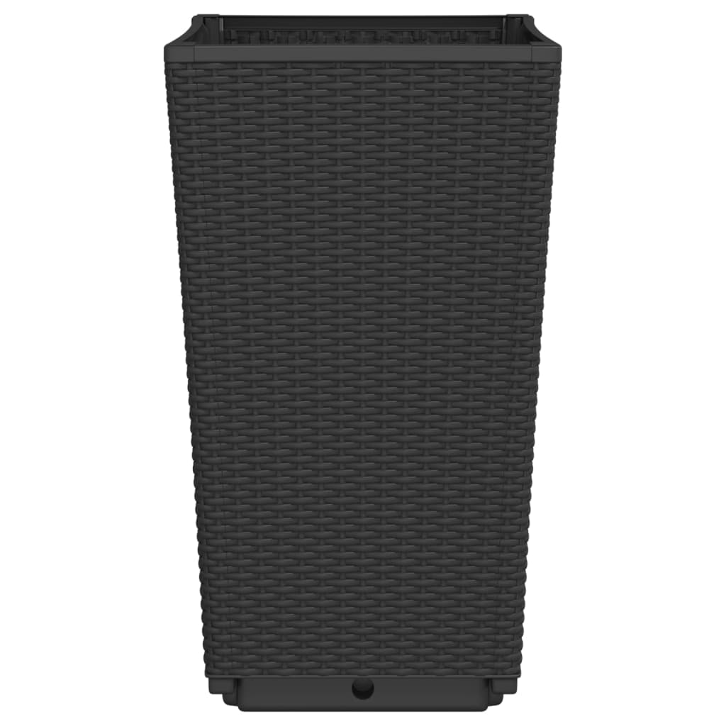Sodo loveliai, 2vnt., juodos spalvos, 32,5x32,5x57cm, PP
