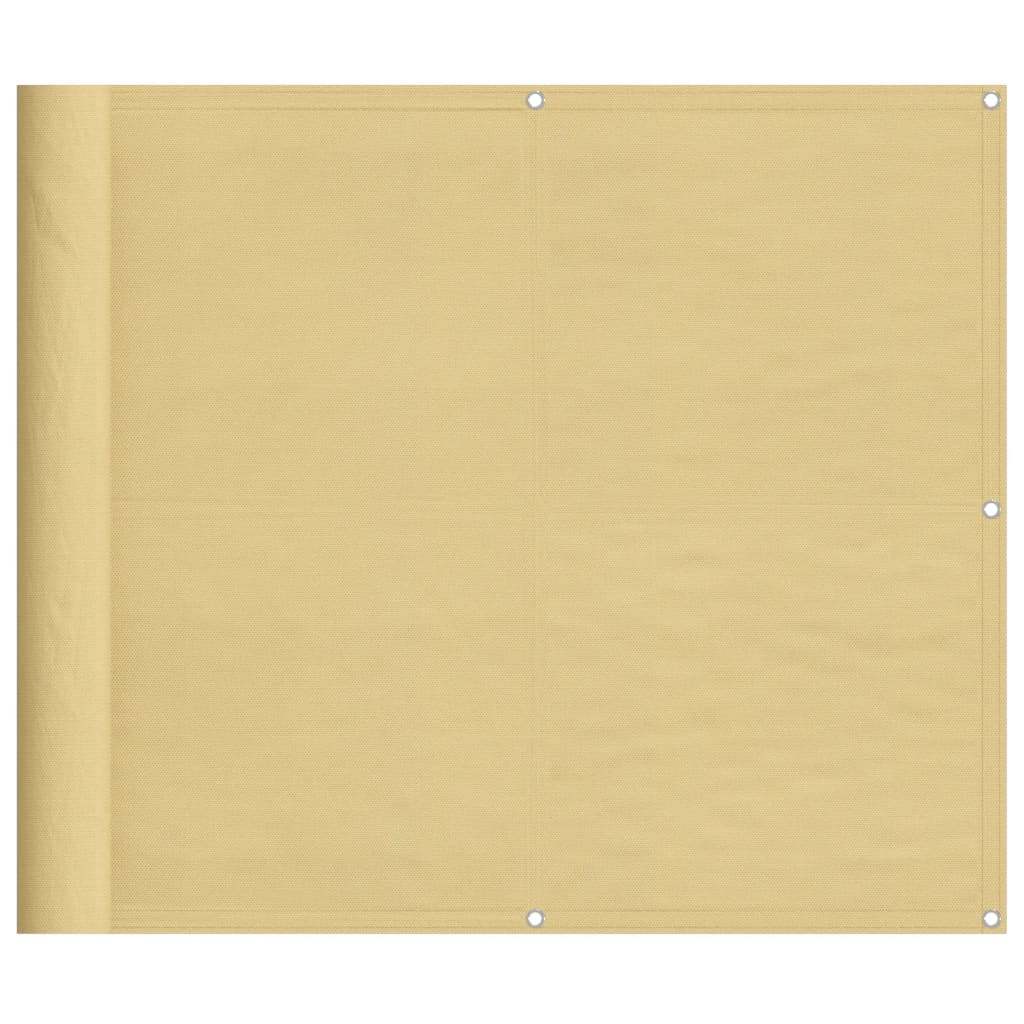 Balkono pertvara, smėlio, 90x600cm, 100% oksfordo poliesteris