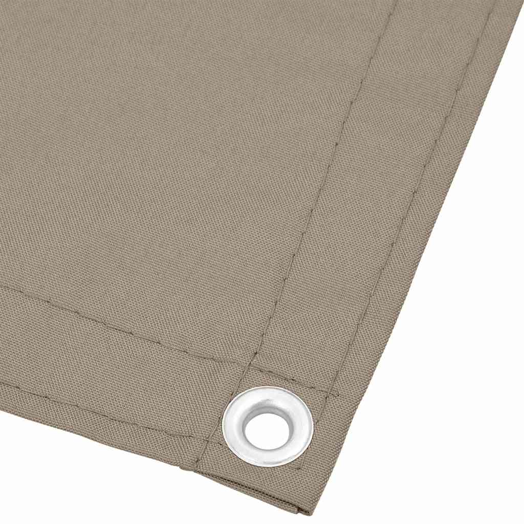Balkono pertvara, taupe, 120x800cm, 100% oksfordo poliesteris