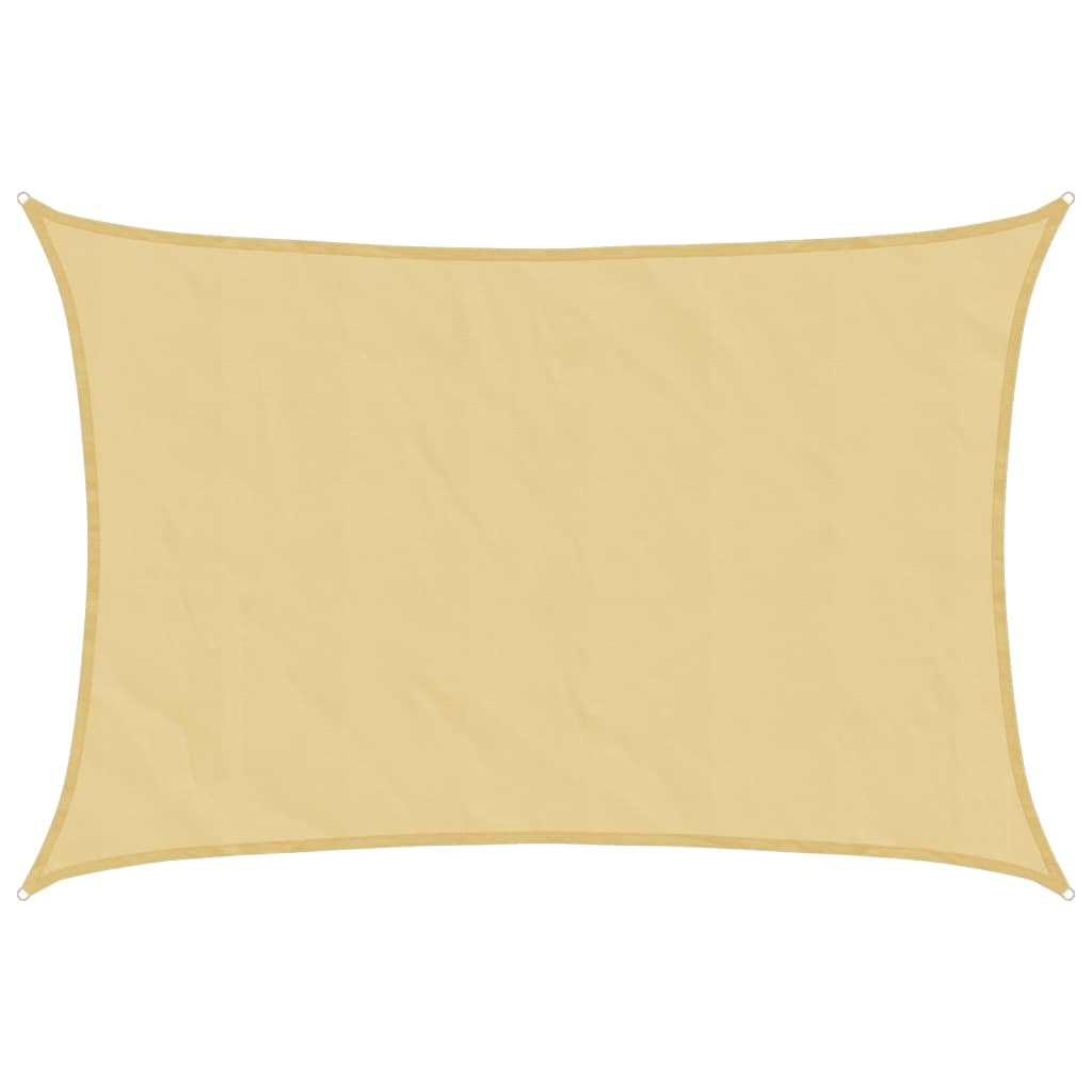 Burė nuo saulės, smėlio, 5x3,5m, 100% oksfordo poliesteris