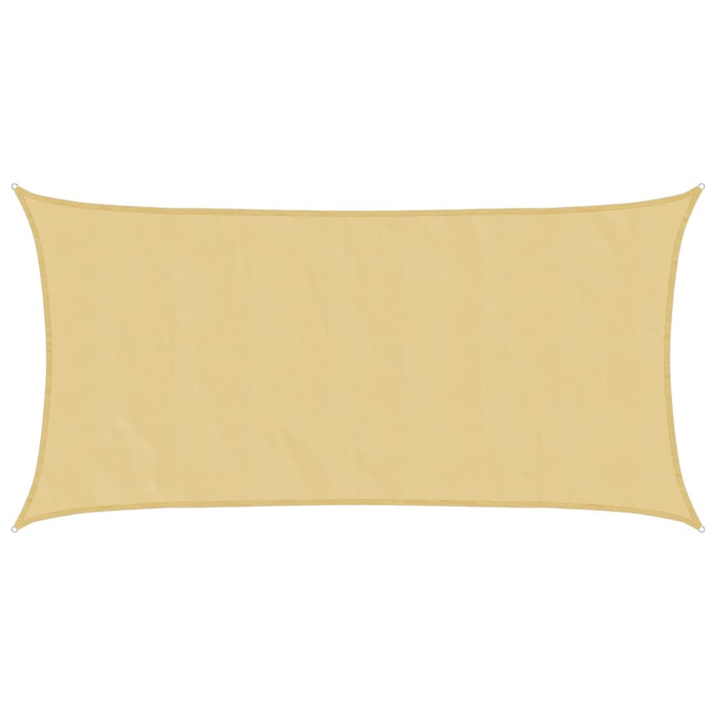 Burė nuo saulės, smėlio, 4x7m, 100% oksfordo poliesteris