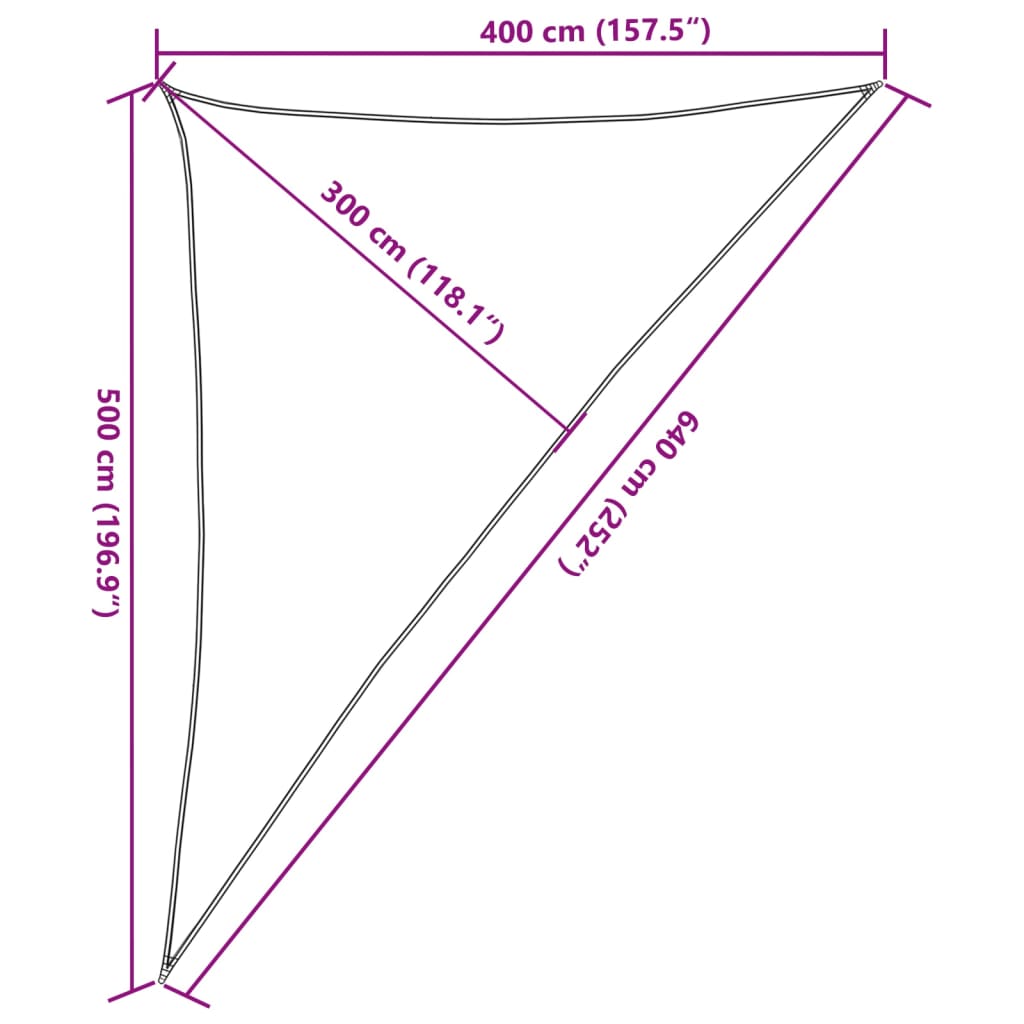 Burė nuo saulės, pilka, 4x5x6,4m, 100% oksfordo poliesteris