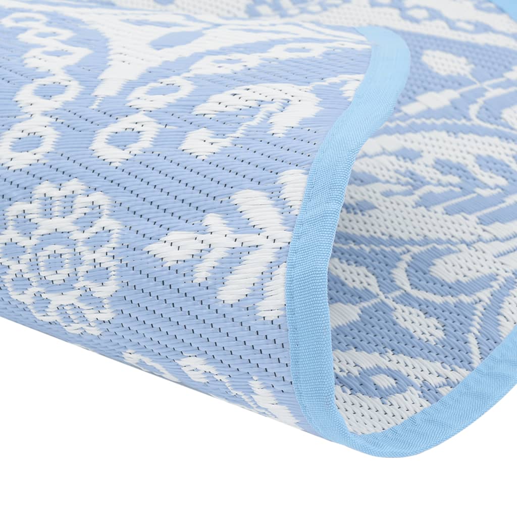 Lauko kilimas, ARAKIL žydros spalvos, 120cm skersmens, PP