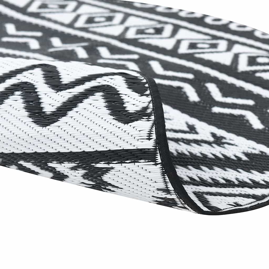 Lauko kilimas, ARAKIL juodos spalvos, 200cm skersmens, PP