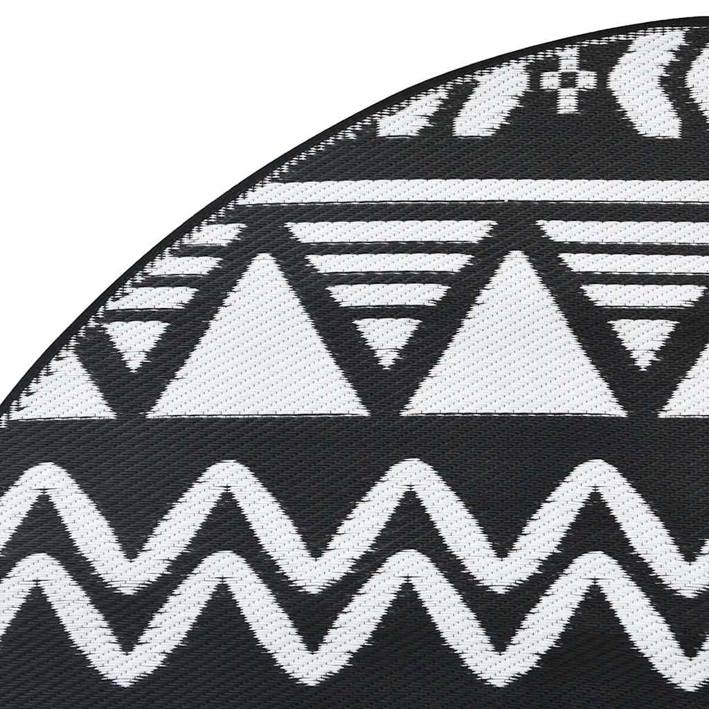 Lauko kilimas, ARAKIL juodos spalvos, 200cm skersmens, PP