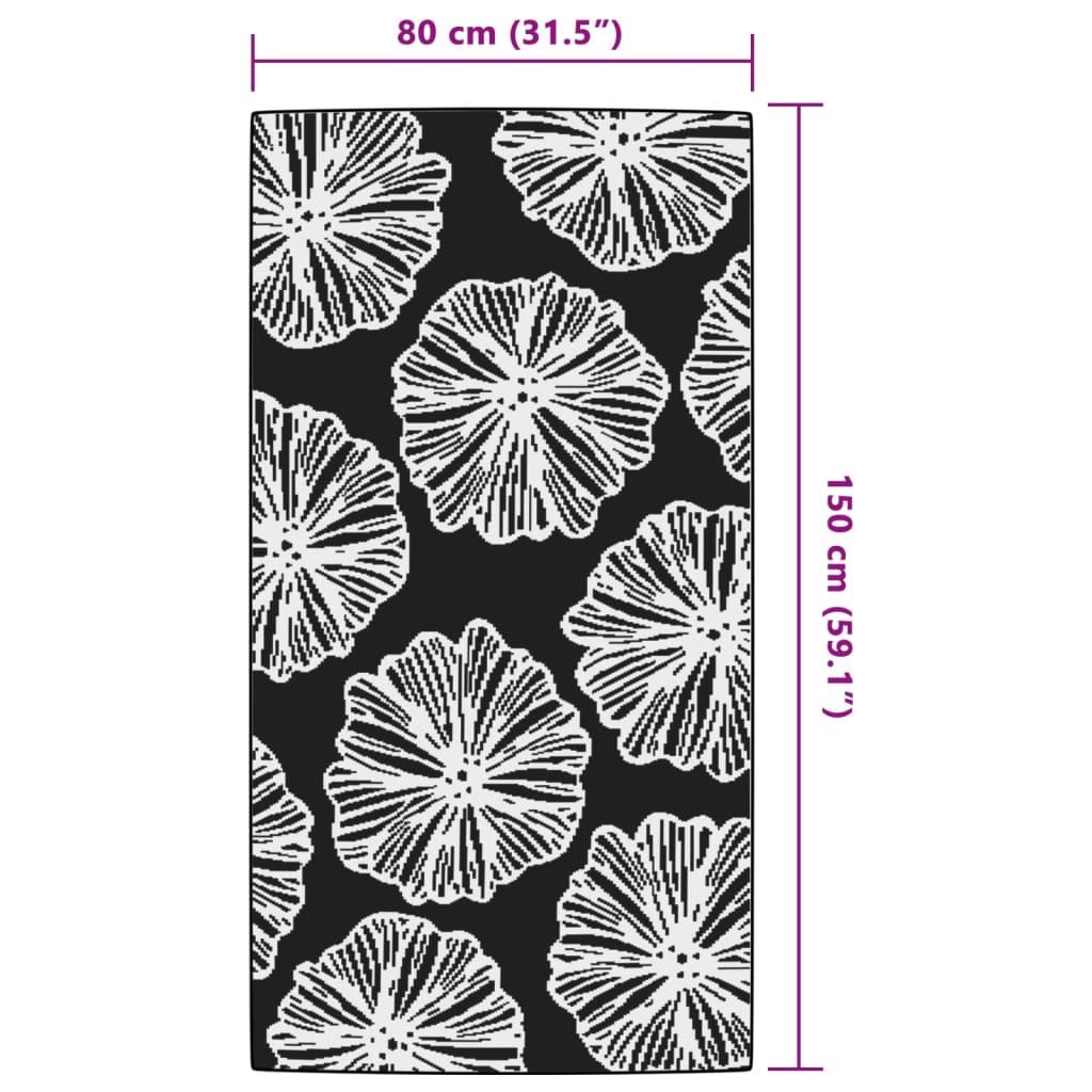 Lauko kilimas, ARAKIL žalios spalvos, 80x150cm, PP