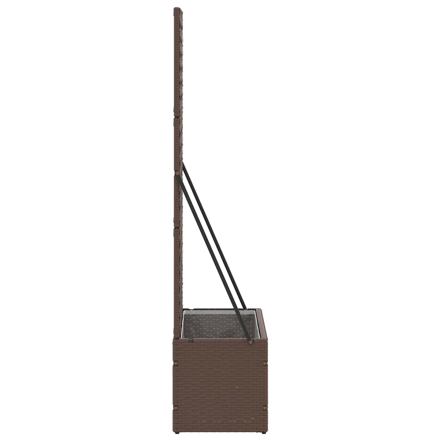 Sodo trelių vazonas Ruda 70 x 30 x 135 cm Metalas